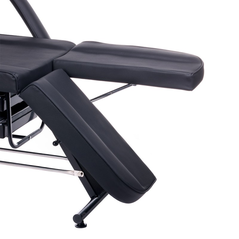 Fotel kosmetyczny z kuwetami BW-263 czarny -Fotele kosmetyczne standardowe- 