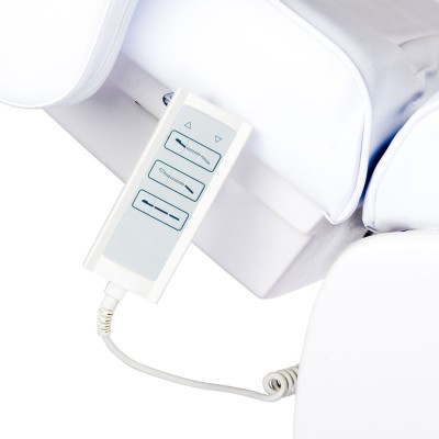 Fotel kosmetyczny elektryczny LUX BW-273B Biały -Fotele kosmetyczne elektryczne- 