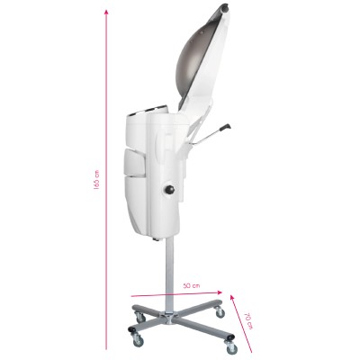 GABBIANO SAUNA FRYZJERSKA STOJĄCA BIAŁA Z AKTYWNYM OZONEM -Sauny fryzjerskie- 