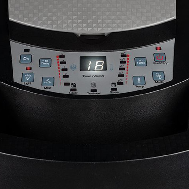 Silver hanging hair sauna hood