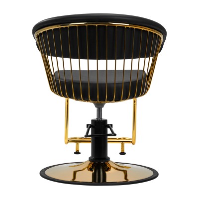 Gabbiano fotel fryzjerski Lille-M złoto czarny -Fotele fryzjerskie- 