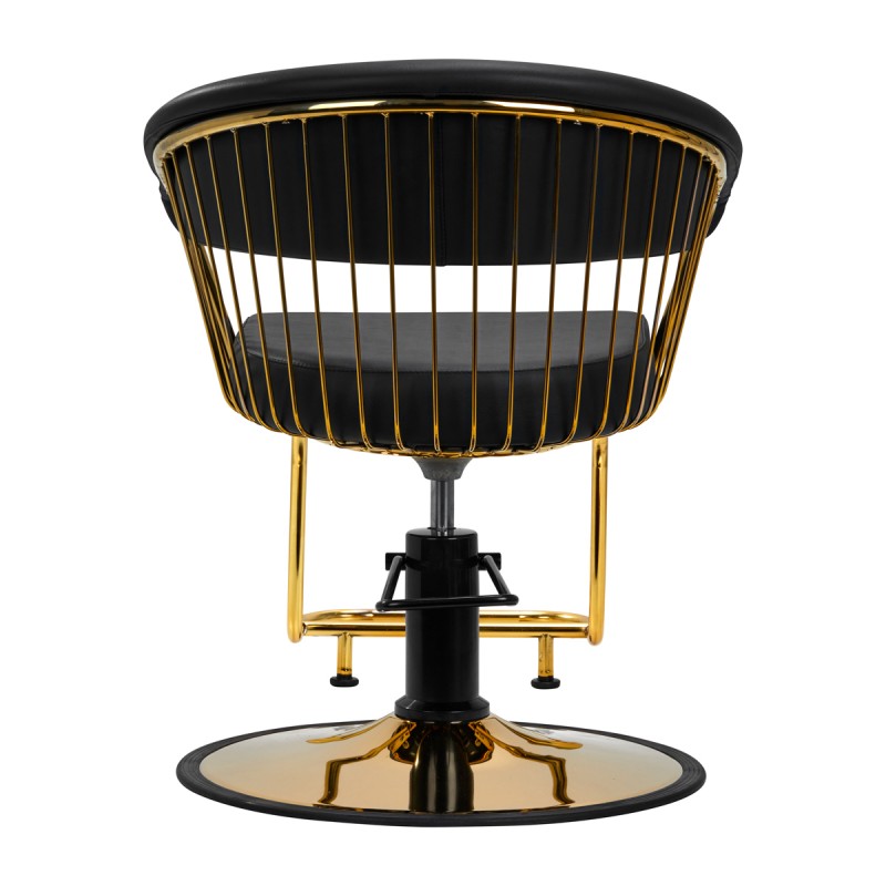 Gabbiano fotel fryzjerski Lille-M złoto czarny -Fotele fryzjerskie- 