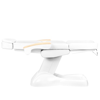 Fotel kosmetyczny elektr. Lux biały podgrzewany -Fotele kosmetyczne- 