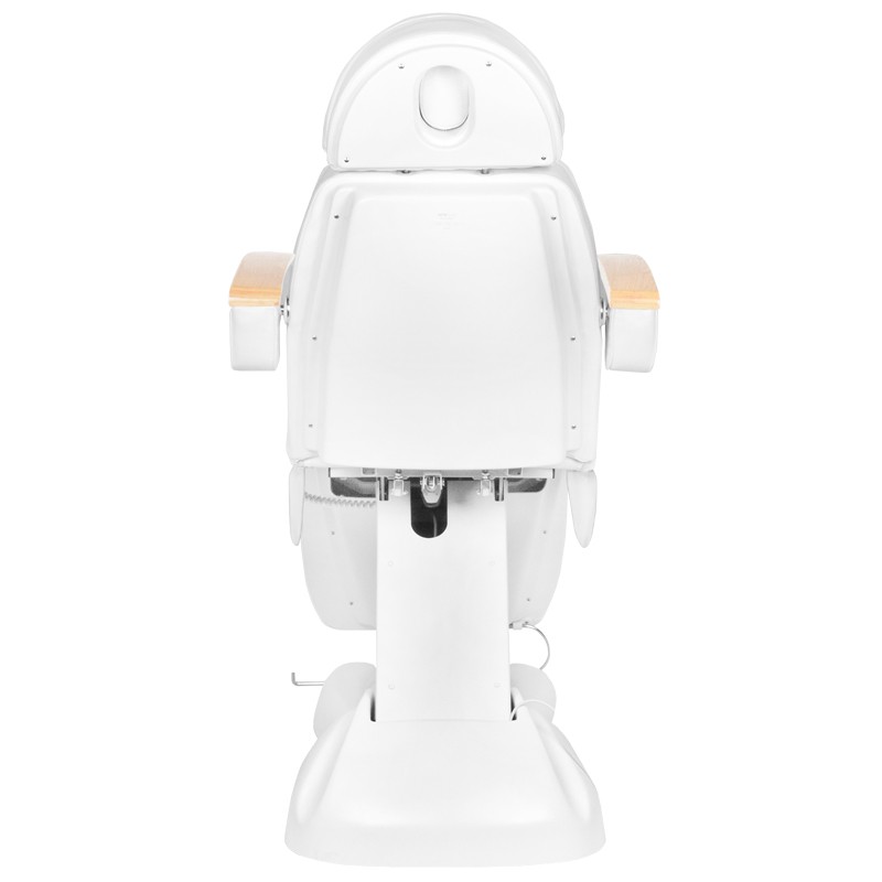 Fotel kosmetyczny elektr. Lux biały podgrzewany -Fotele kosmetyczne- 