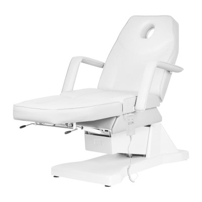 FOTEL KOSMETYCZNY ELEKTRYCZNY SOFT 1 SILN. BIAŁY -Fotele kosmetyczne- 