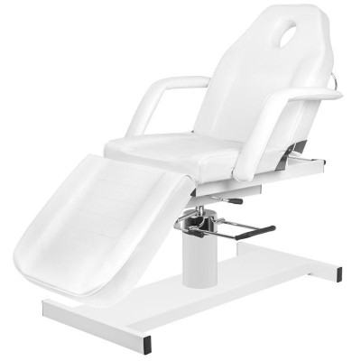 White hydraulic cosmetic chair rocker
