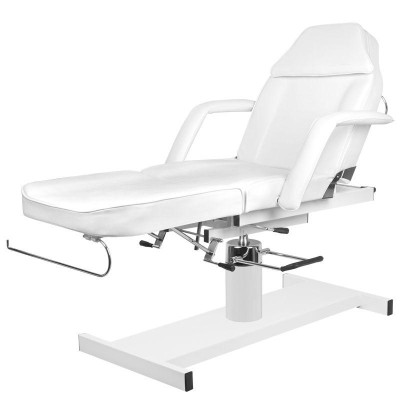 White hydraulic beauty chair rocking
