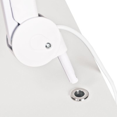 Uchwyt lampy-lupy tube inox -Lampy kosmetyczne- 