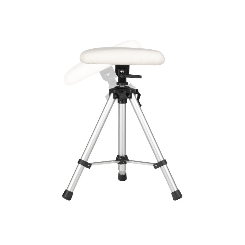 Srebrny stołek do pedicure Zaffiro 301 Alu