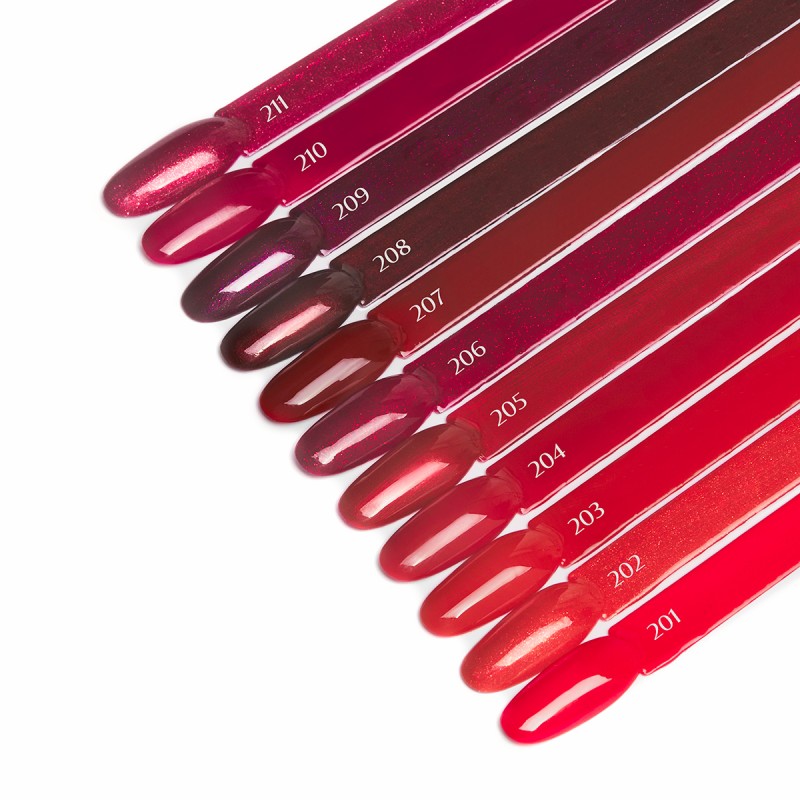 OCHO NAILS Lakier hybrydowy red 211 -5 g -Hybrydowe żele i lakiery- 