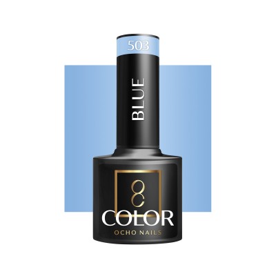 OCHO NAILS Lakier hybrydowy blue 503 -5 g -Hybrydowe żele i lakiery- 