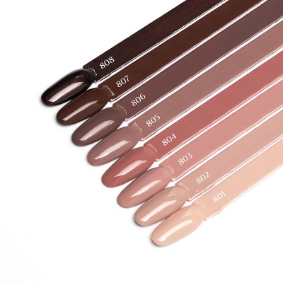 OCHO NAILS Lakier hybrydowy brown 801 -5 g -Hybrydowe żele i lakiery- 