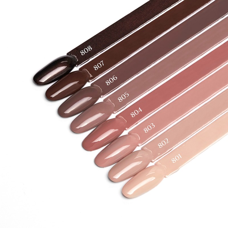 OCHO NAILS Lakier hybrydowy brown 806 -5 g -Hybrydowe żele i lakiery- 