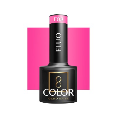 OCHO NAILS Lakier hybrydowy fluo F08 -5 g -Hybrydowe żele i lakiery- 