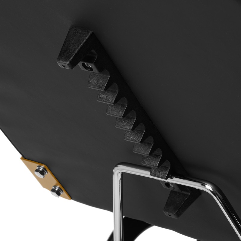 Fotel kosmetyczny 557G z kuwetami złoto czarny -Fotele kosmetyczne- 