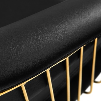 Gabbiano myjnia fryzjerska Lille - złoto czarna -Myjnie fryzjerskie- 