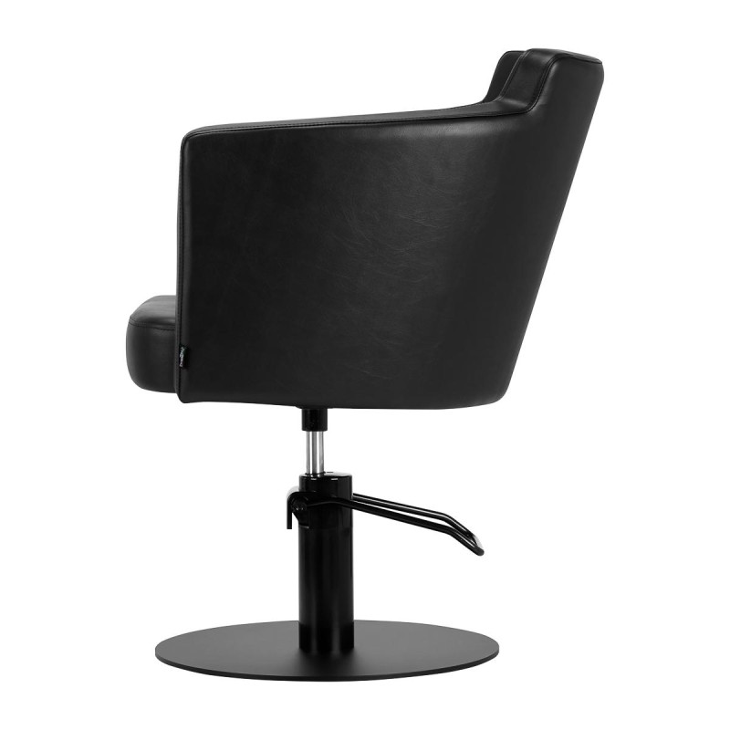 Gabbiano Fotel fryzjerski Roma czarny -Meble fryzjerskie- 