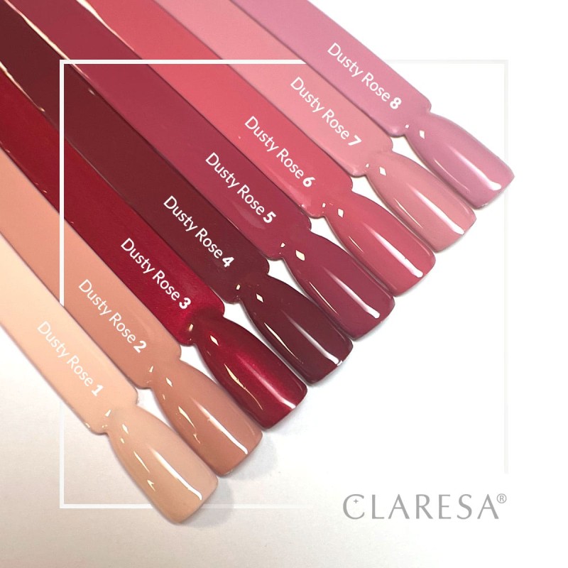 Claresa Lakier Hybrydowy Dusty Rose 5 -5G -Hybrydowe żele i lakiery- 