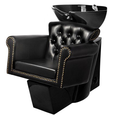 Gabbiano myjnia fryzjerska Berlin czarna/czarna misa -Myjnie fryzjerskie- 