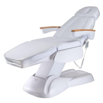 Fotel kosmetyczny elektryczny LUX BW-273B-4 Biały -Fotele kosmetyczne elektryczne-