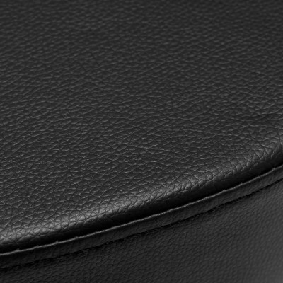 black and gold cosmetic stool