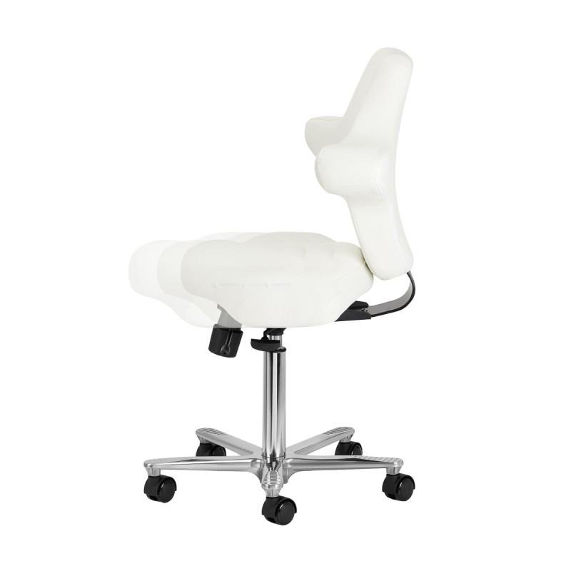 Biały fotel kosmetyczny Zaffiro Special 152