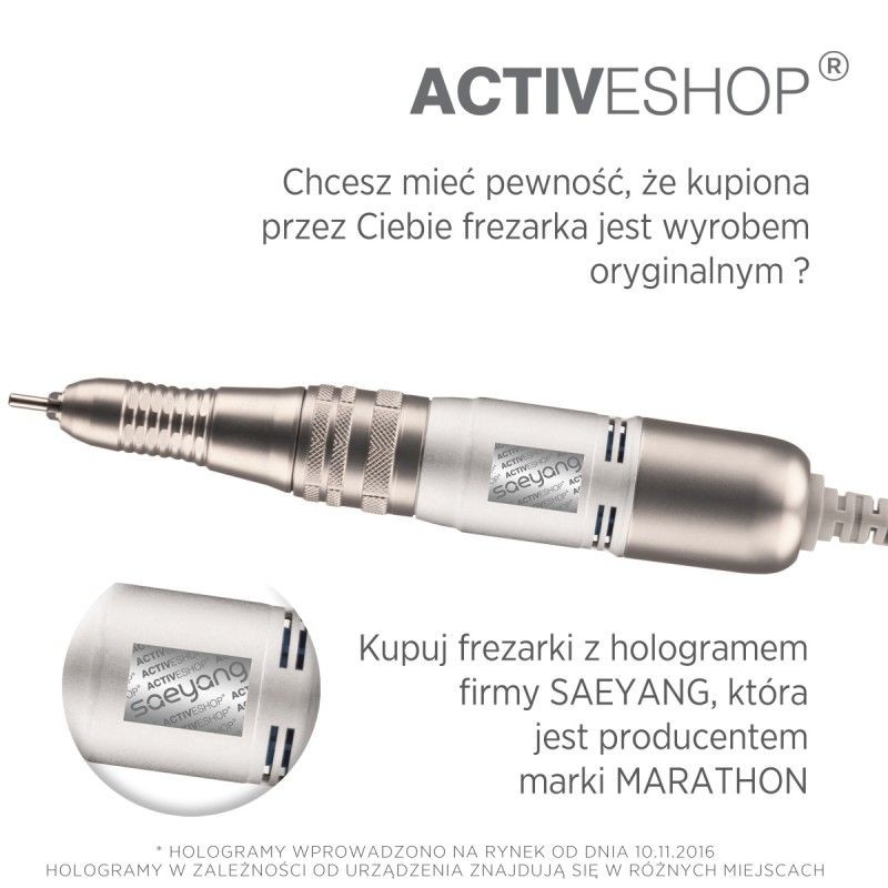 Saeyang frezarka Marathon new N2 + SH300S -Frezarka do paznokci- 