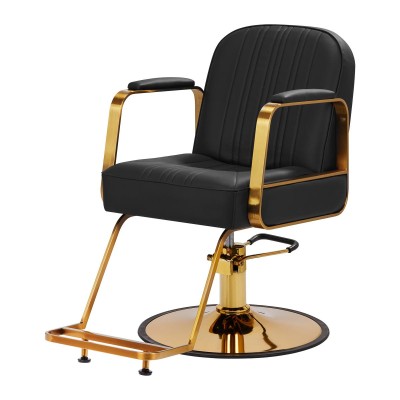 Gabbiano fotel fryzjerski Acri złoto - czarny -Meble fryzjerskie- 