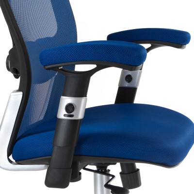 Fotel ergonomiczny CorpoComfort BX-4147 Niebieski -Fotele biurowe- 