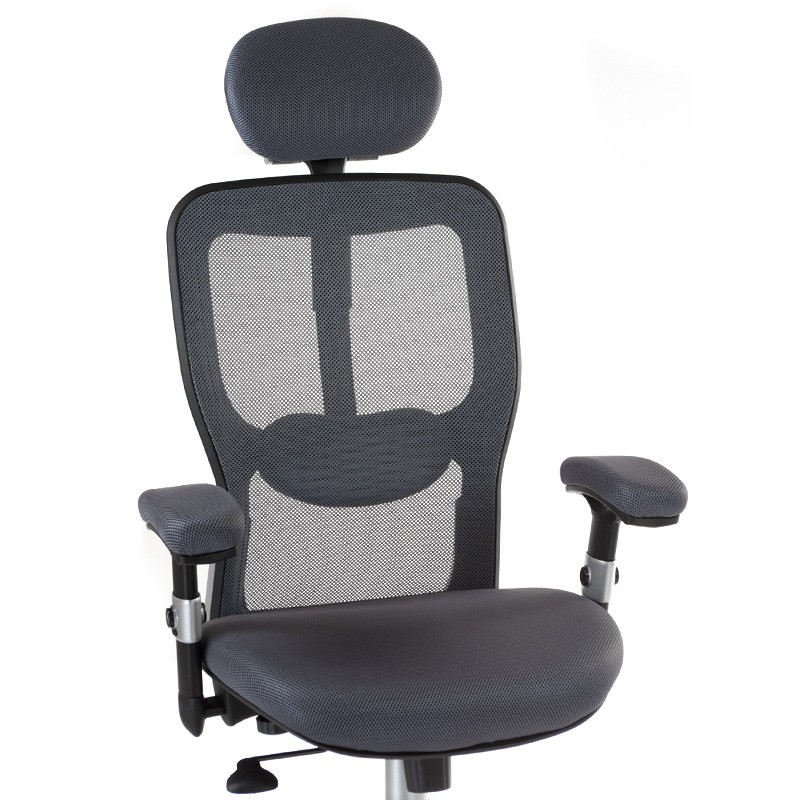 Fotel ergonomiczny CorpoComfort BX-4147 Szary -Fotele biurowe- 