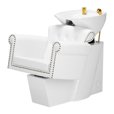 Gabbiano myjnia fryzjerska Berlin złoto biała -Myjnie fryzjerskie- 