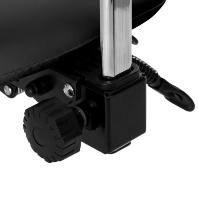 Taboret kosmetyczny 1004 Giovanni złoto czarny -Taborety kosmetyczne i hokery- 