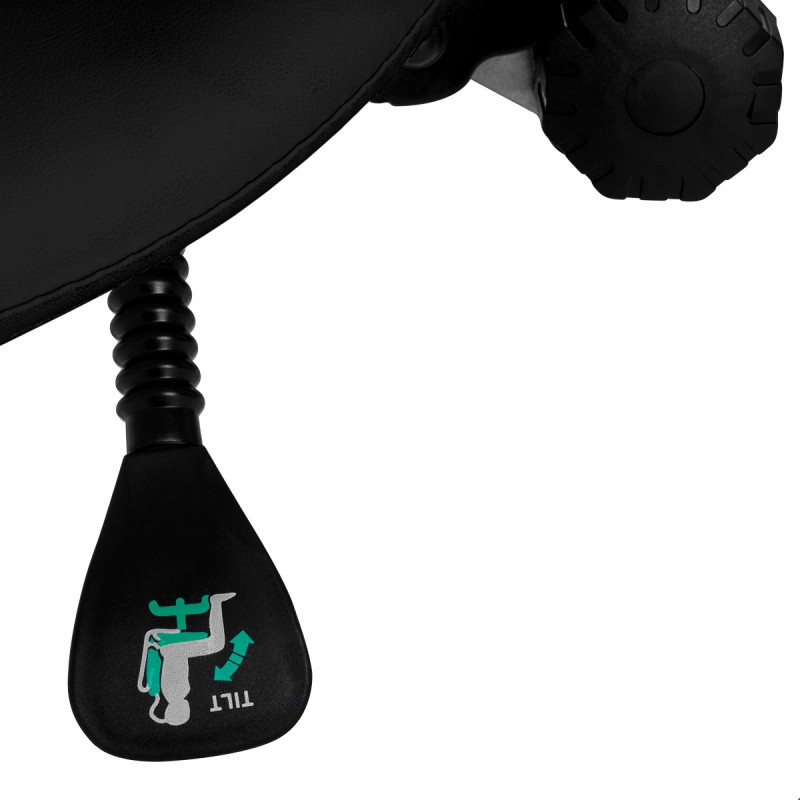 Taboret kosmetyczny 1004 Giovanni złoto czarny -Taborety kosmetyczne i hokery- 