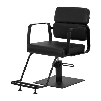 Gabbiano fotel fryzjerski Porto czarno czarny -Meble fryzjerskie- 