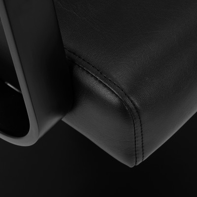 Czarny fotel fryzjerski Porto