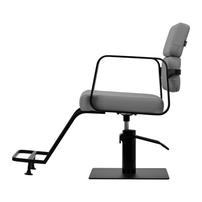 Gabbiano fotel fryzjerski Porto czarno szary -Meble fryzjerskie- 