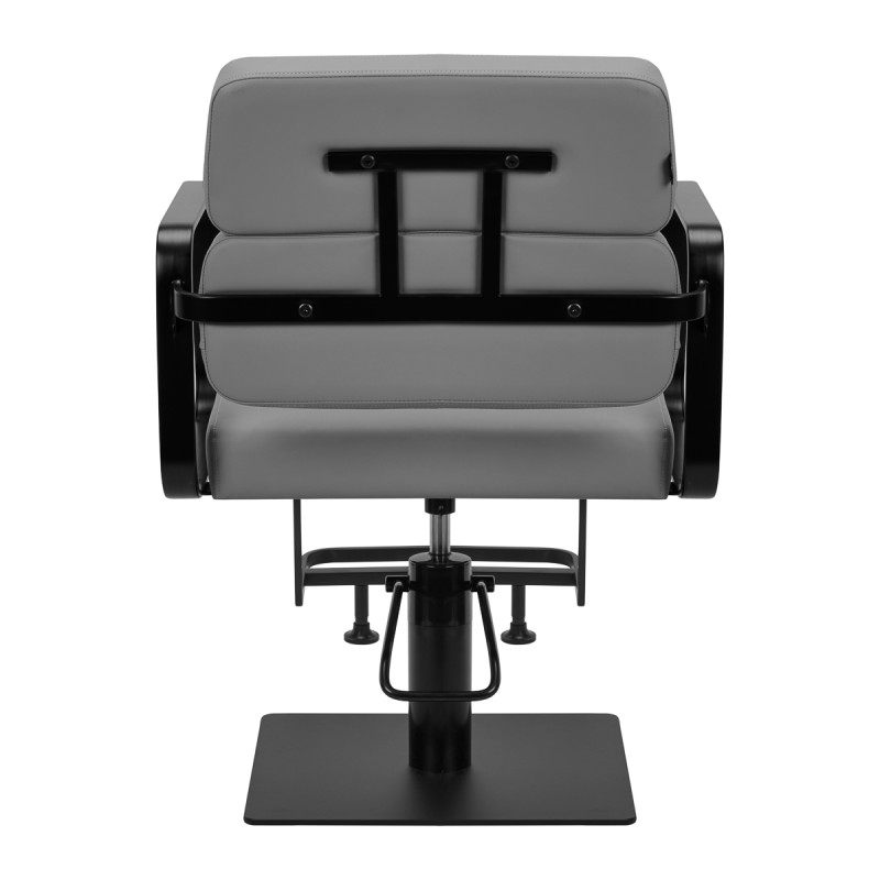 Gabbiano fotel fryzjerski Porto czarno szary -Meble fryzjerskie- 