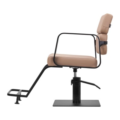 Black and beige salon chair