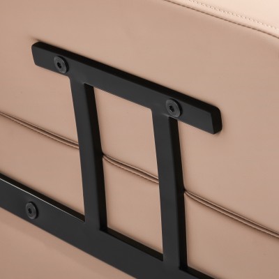 Black and beige hairdressing chair