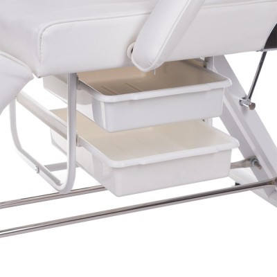 Fotel kosmetyczny z kuwetami BW-262A szary -Fotele kosmetyczne standardowe- 