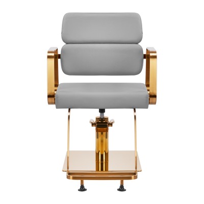 Gabbiano fotel fryzjerski Porto złoto szary -Meble fryzjerskie- 