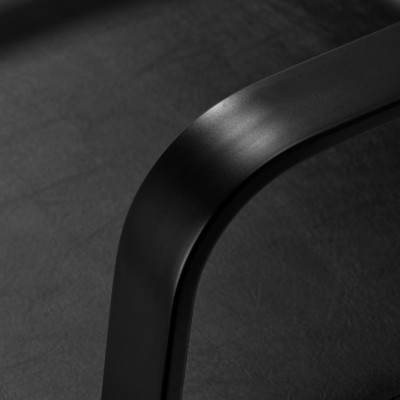 Black salon shampoo basin chair