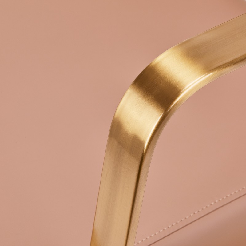 Gabbiano fotel fryzjerski Porto złoto beżowy -Meble fryzjerskie- 