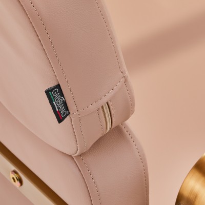 Gabbiano fotel fryzjerski Porto złoto beżowy -Meble fryzjerskie- 