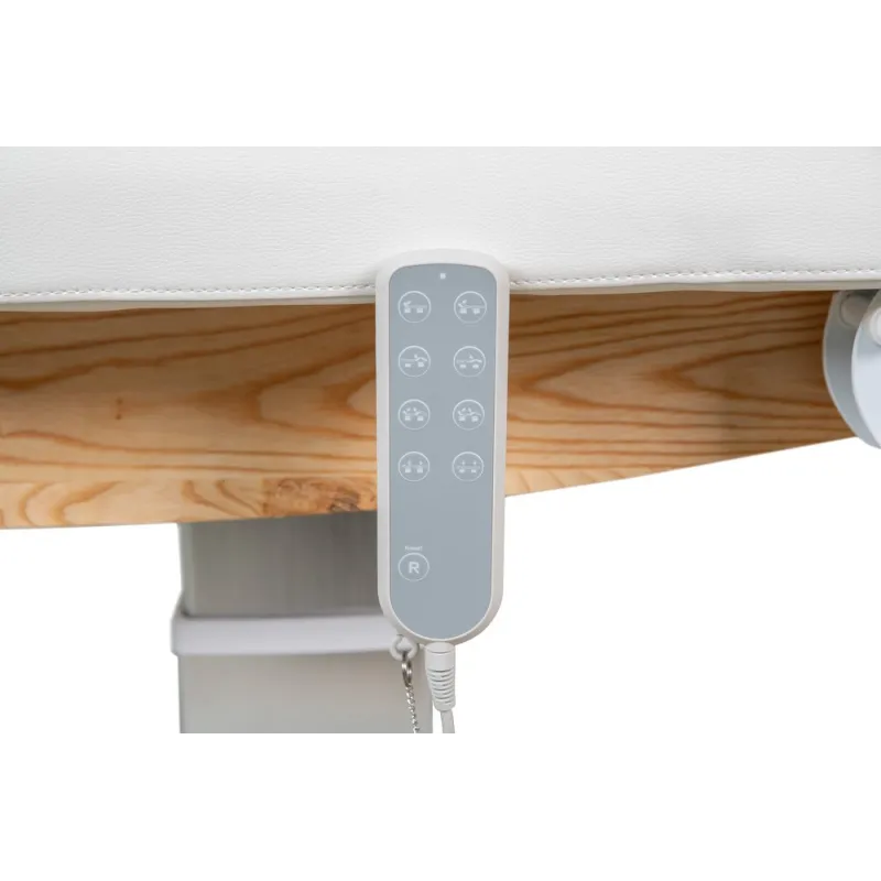 Fotel CONDRA SMART z oświetleniem LED i drewnianą bazą