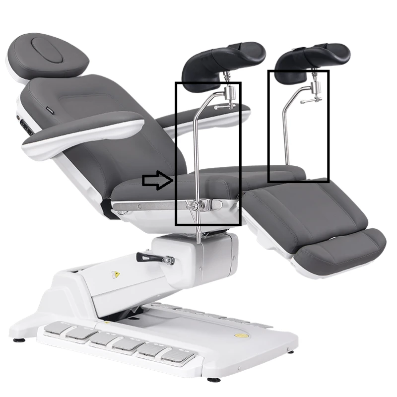 Fotel kosmetyczny SIMUS w pozycji siedzącej