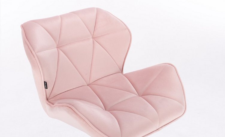 różowe krzesło kosmetyczne petyr obrotowe
