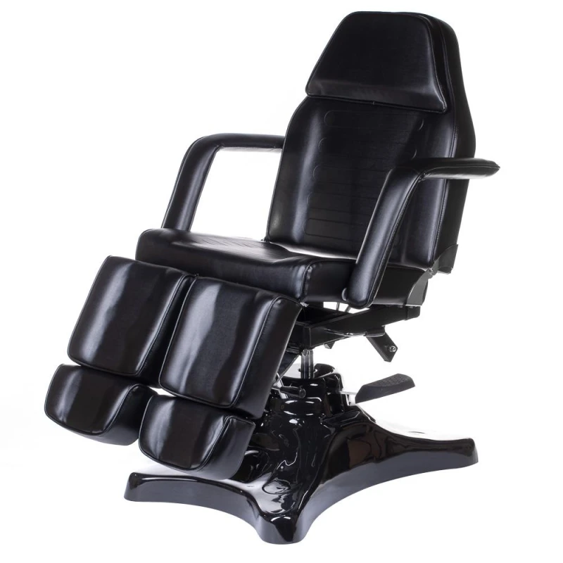 fotel kosmetyczny czarny